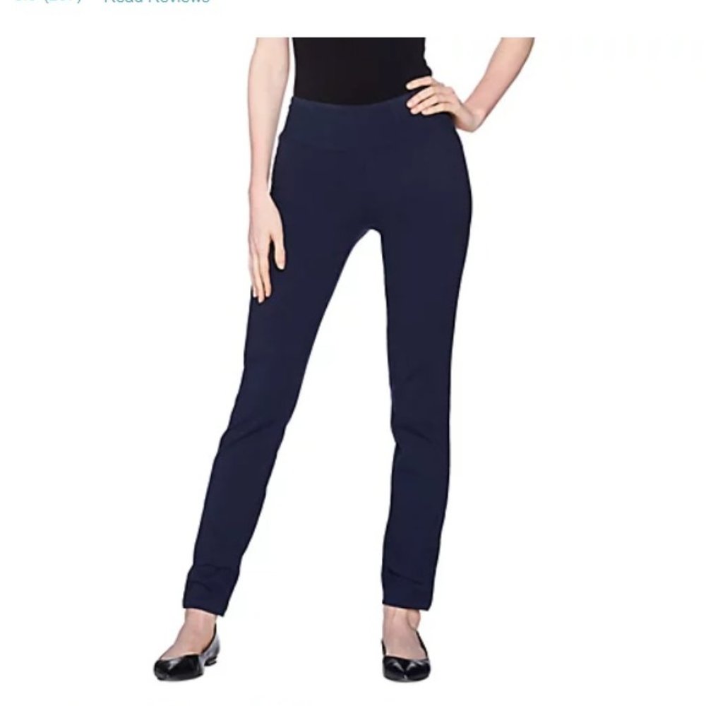 Women with Control Petite Slim Leg Ankle Pants